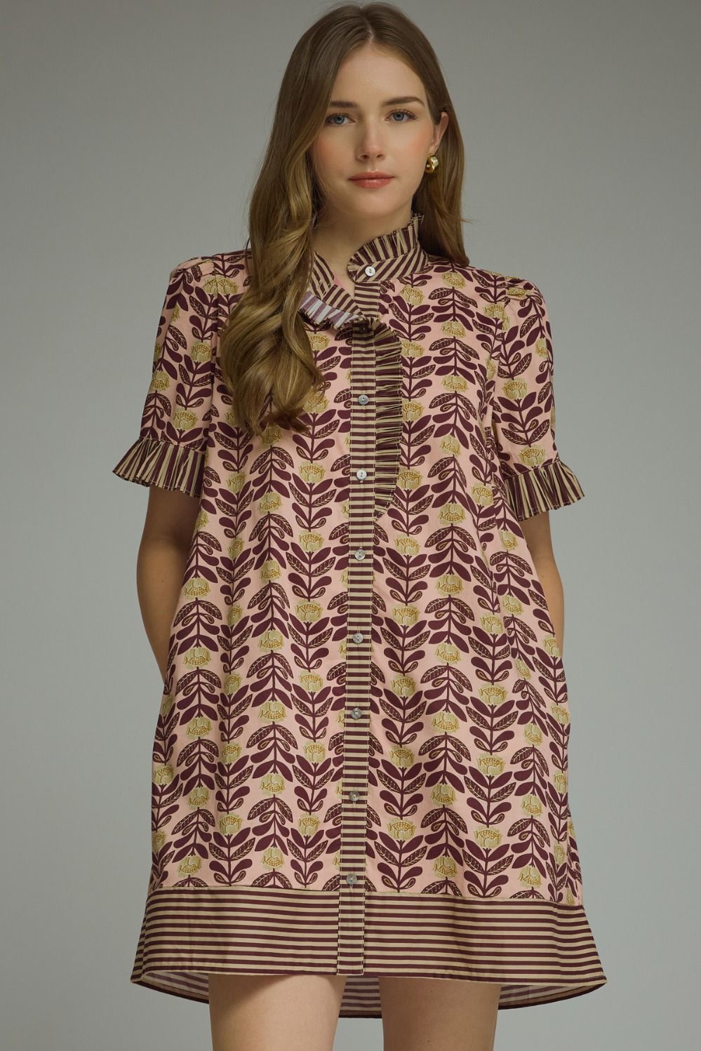Mollie Mini Dress Blush