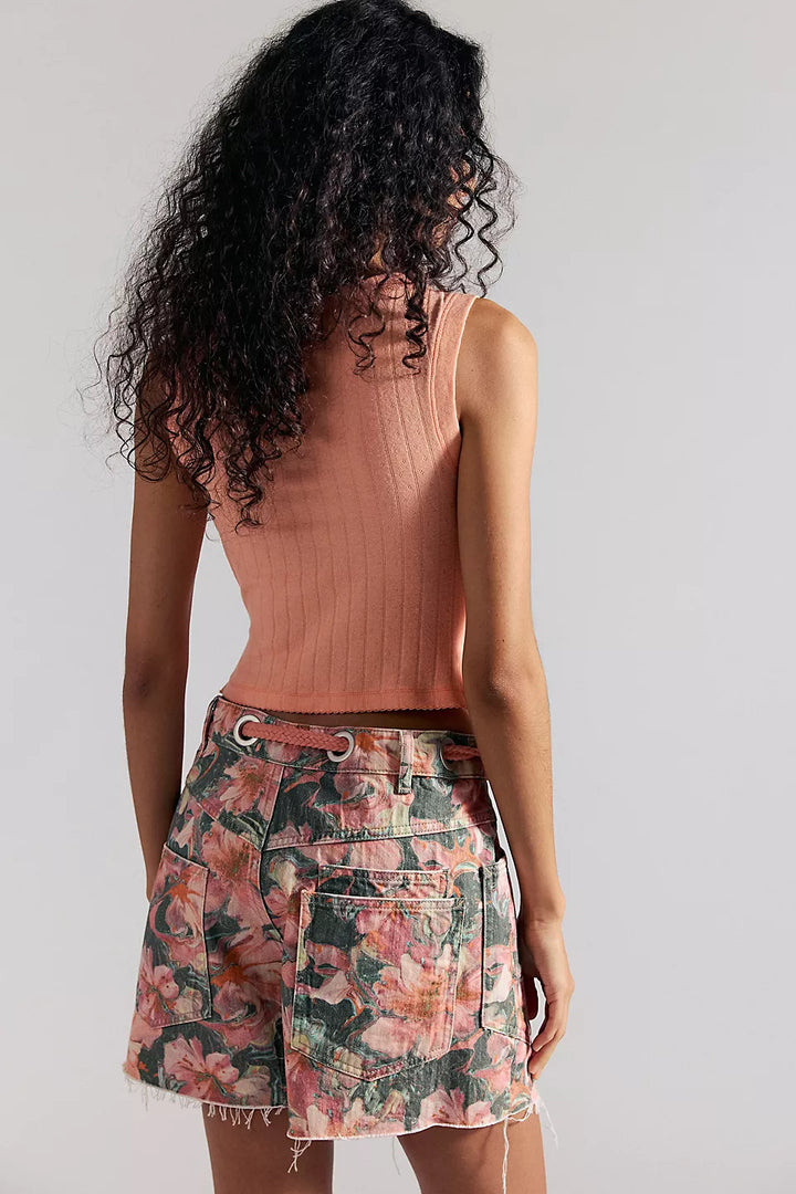Moxie Printed Barrel Shorts