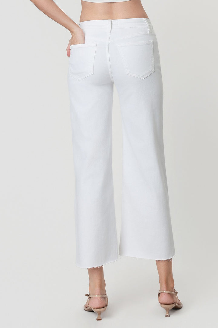 Olivia Wide Leg Jeans Optic White