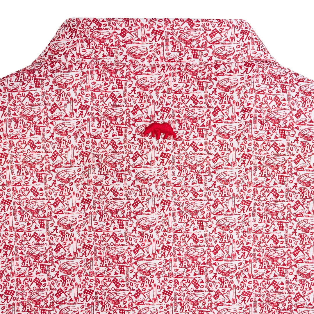 Alabama Icons Printed Polo