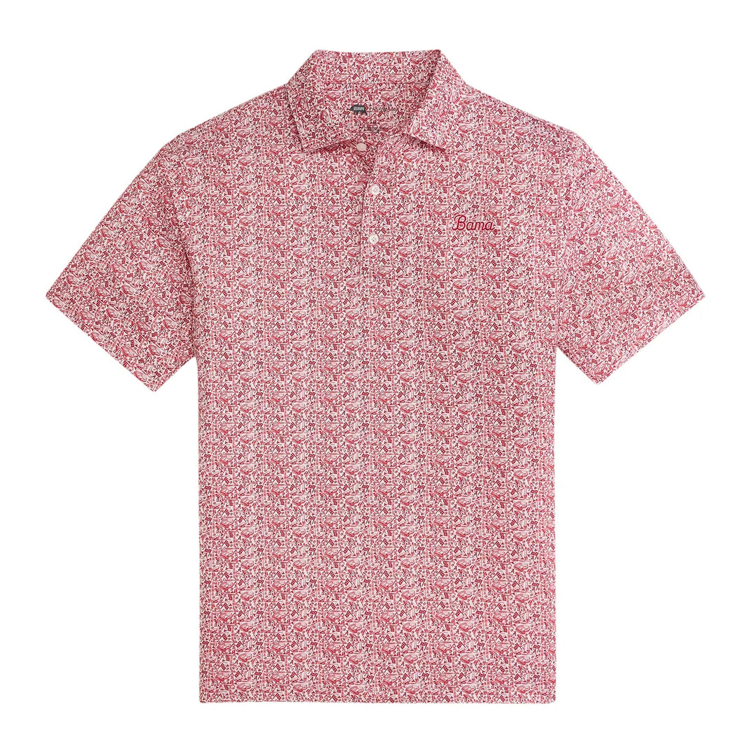 Alabama Icons Printed Polo