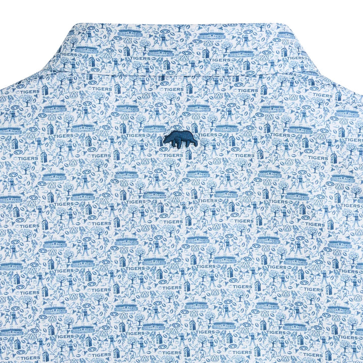 Auburn Icons Printed Polo