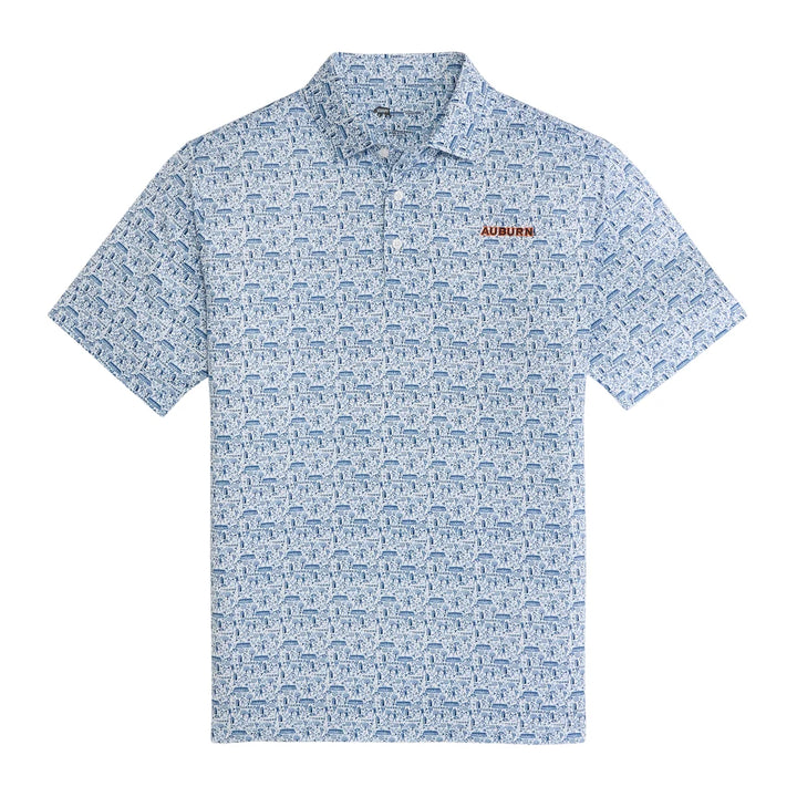 Auburn Icons Printed Polo