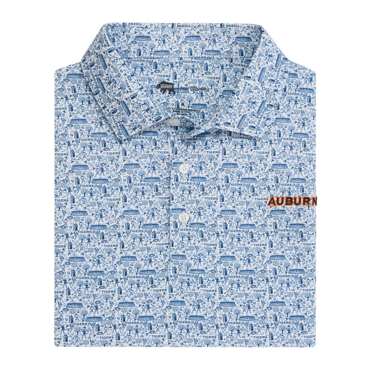 Auburn Icons Printed Polo