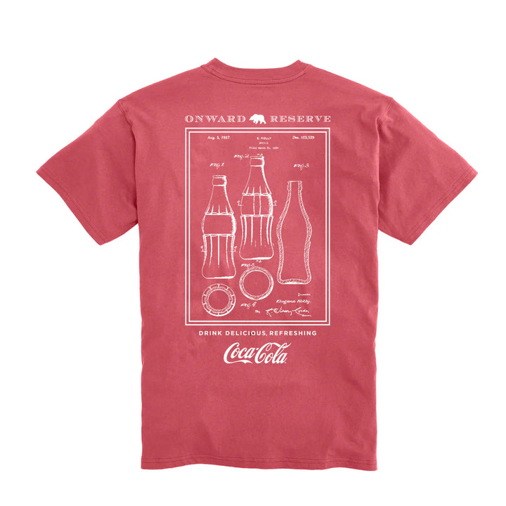 Onward Reserve Coke Patent Tee Washed Red