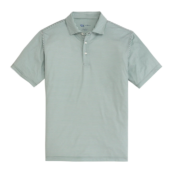 Echo Stripe Perf Polo - Ivy