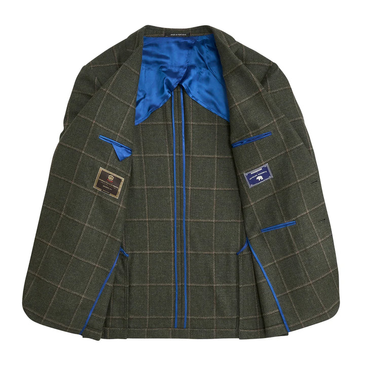 Fratelli Ivy Windowpane Sport Coat - Ivy