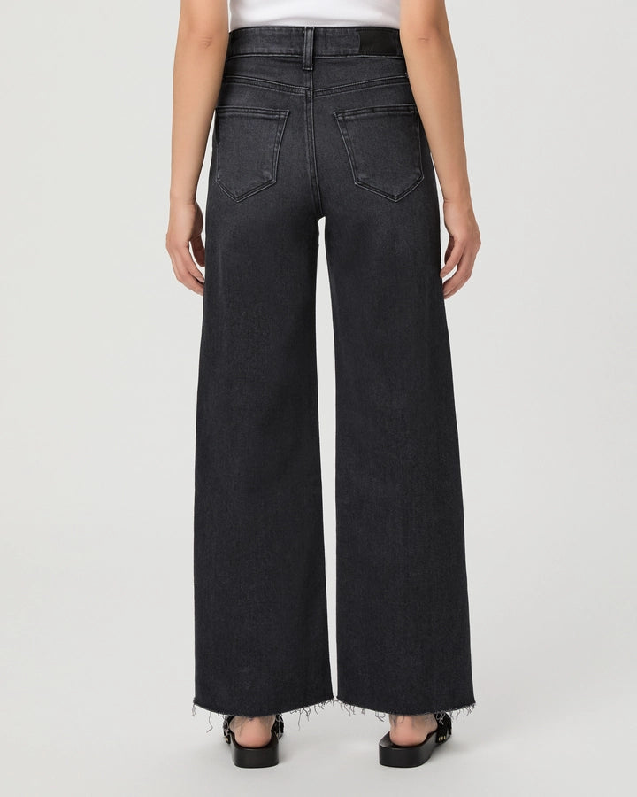 Anessa Twisted Outseam Panel Jean Ink Black