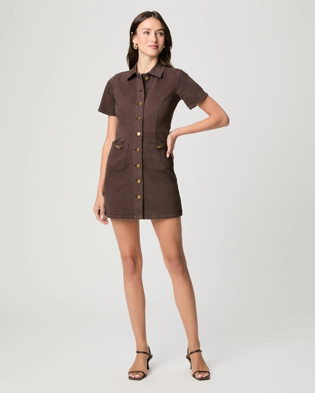 Clementine Dress Rich Chocolate