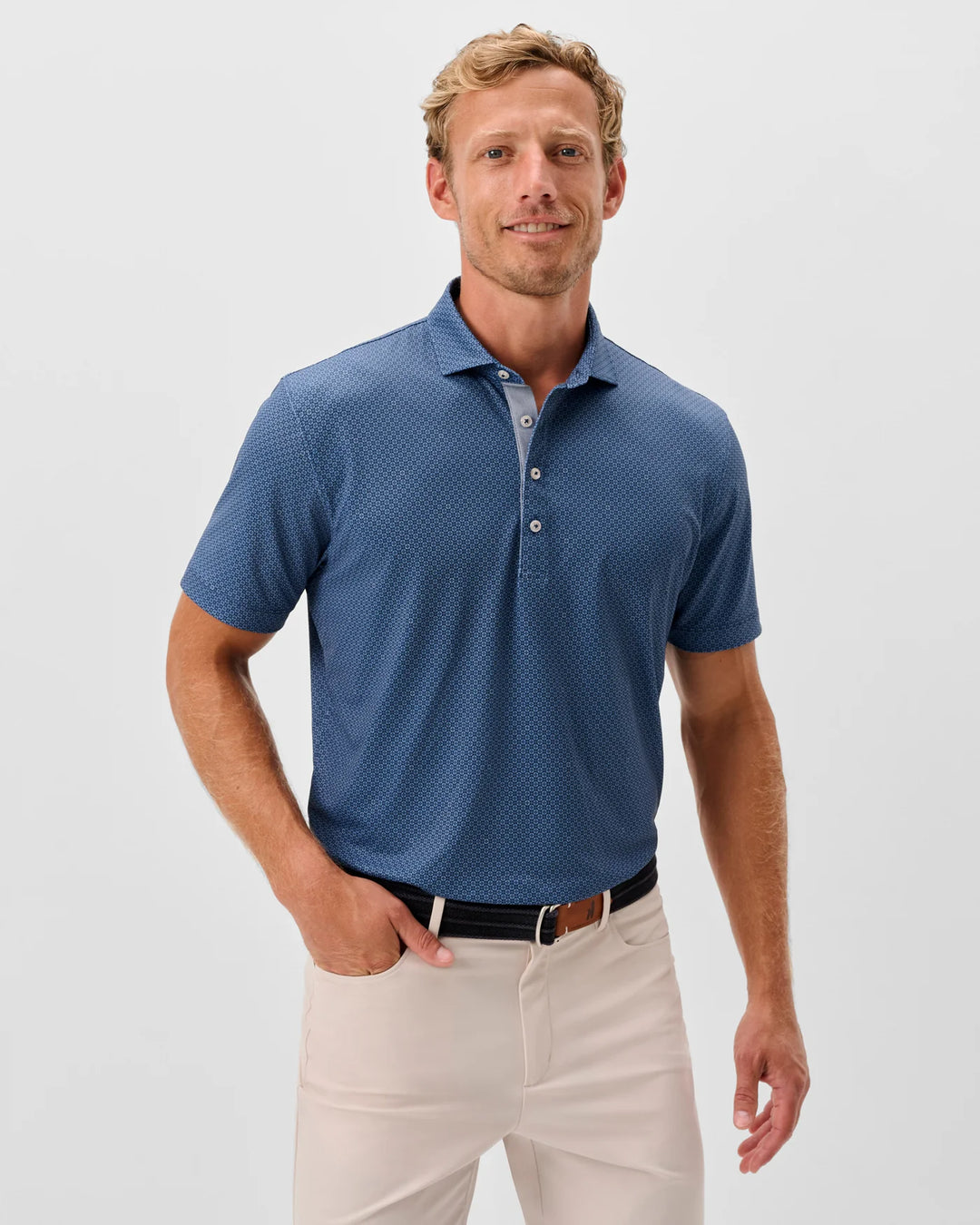 Johnnie-O Parson Polo Navy