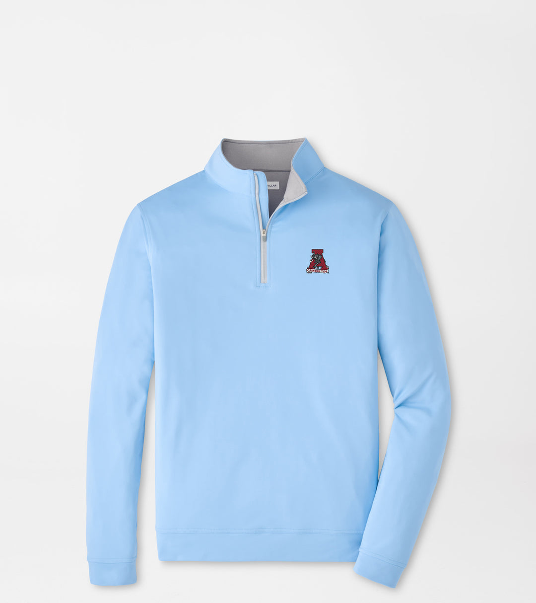 Alabama Perth 1/4 Zip – Cottage Blue Classic Logo