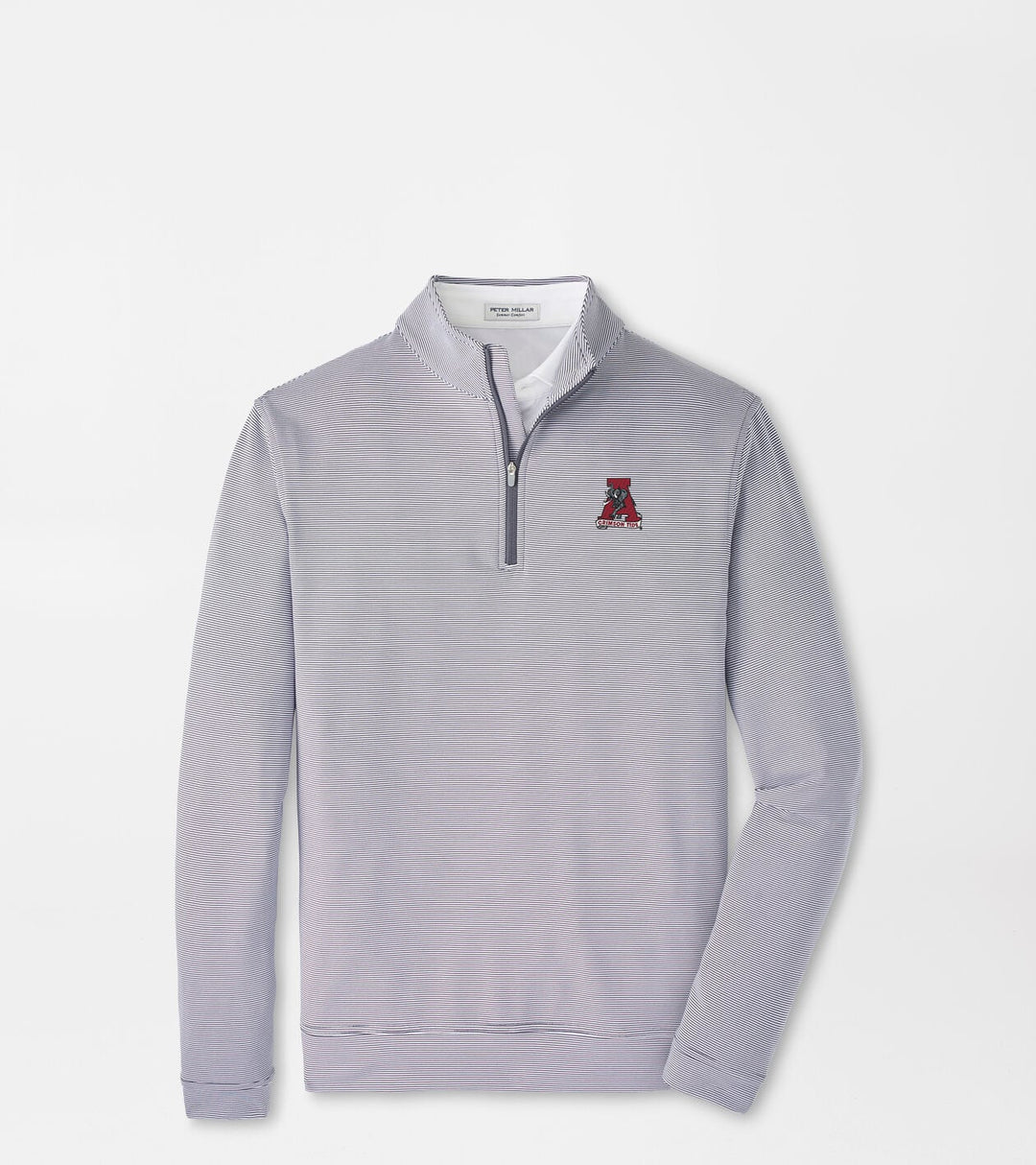 Alabama Perth Sugar Stripe 1/4 Zip – Iron Classic Logo