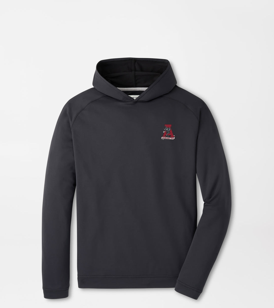 Alabama Pine Perf Hoodie – Black Classic Logo