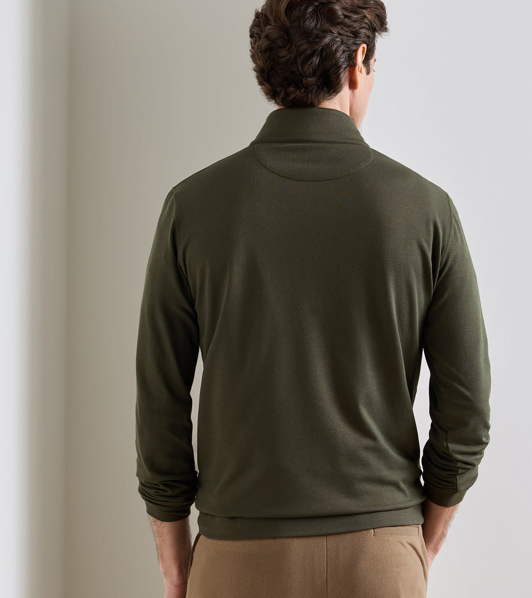 Albatross 1/4 Zip - Dark Olive
