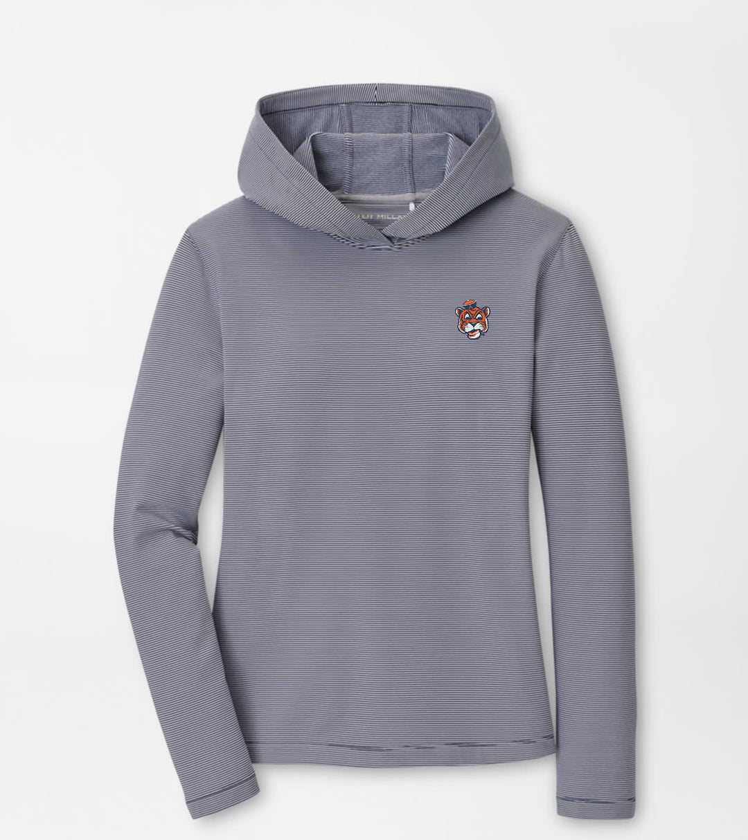 Auburn Pine Sugar Stripe Hoodie - Navy Vault Logo