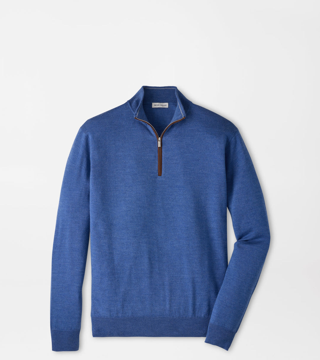 Autumn Crest Suede Trim 1/4 Zip - Crown Blue