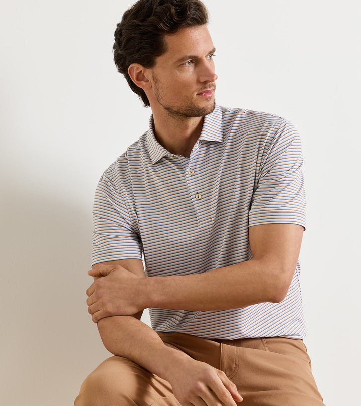 Peter Millar Brooks Polo - Dark Amber