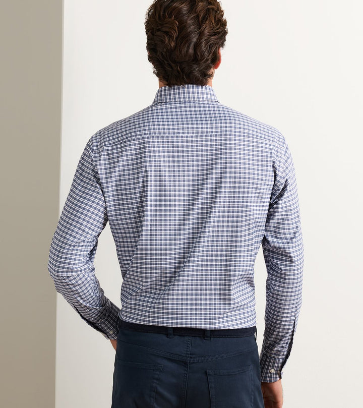 Peter Millar Clark Sport Shirt - Navy
