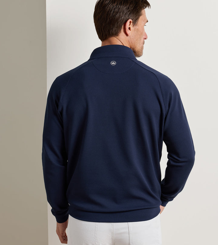 Peter Millar Cradle Pique 1/4 Zip - Navy