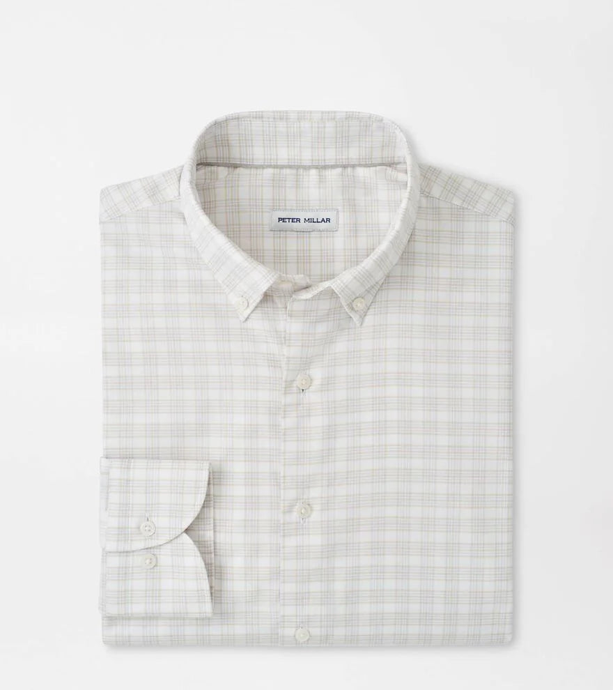 Peter Millar Douglas Sport Shirt Truffle