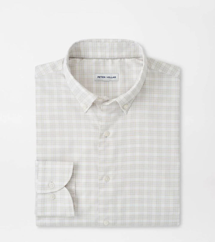 Peter Millar Douglas Sport Shirt Truffle