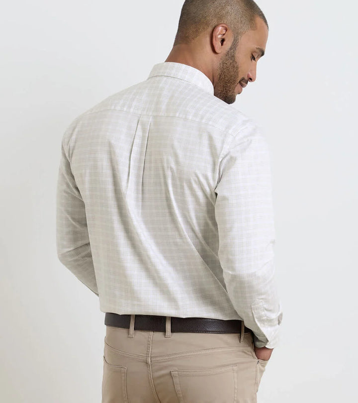 Peter Millar Douglas Sport Shirt Truffle