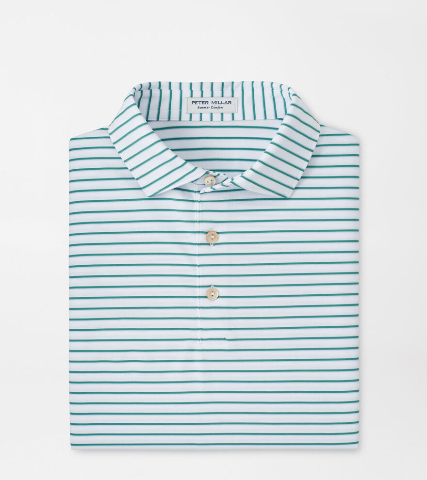 Peter Millar Dunnes Polo White/Snow Pea