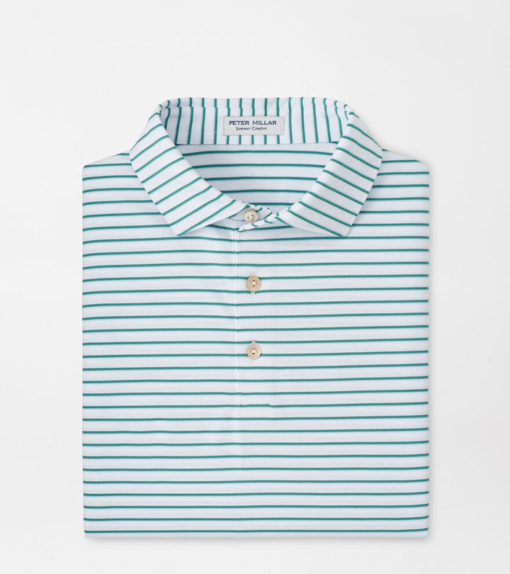 Peter Millar Dunnes Polo White/Snow Pea