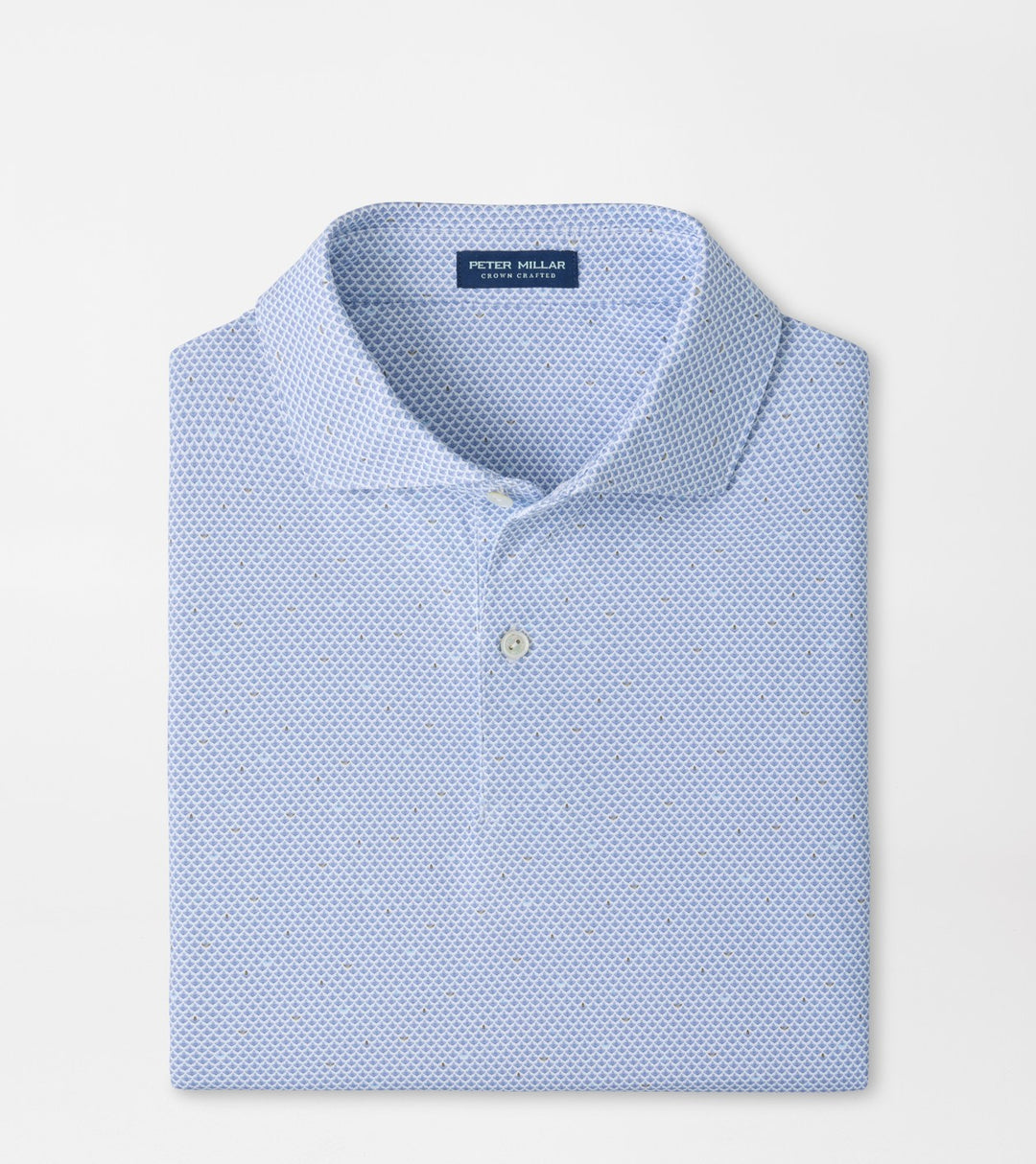 Peter Millar Endives Polo  White/Windy Blue