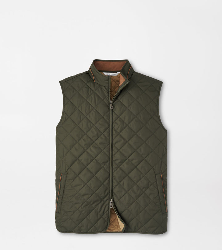 Peter Millar Essex Vest - Dark Olive