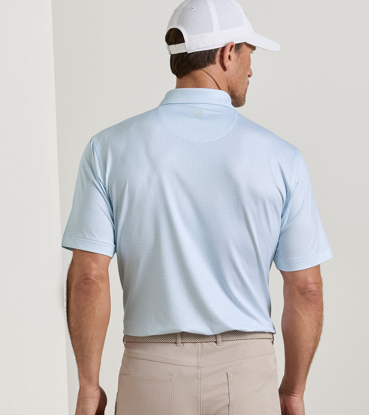 Peter Millar Football Geo Polo - White