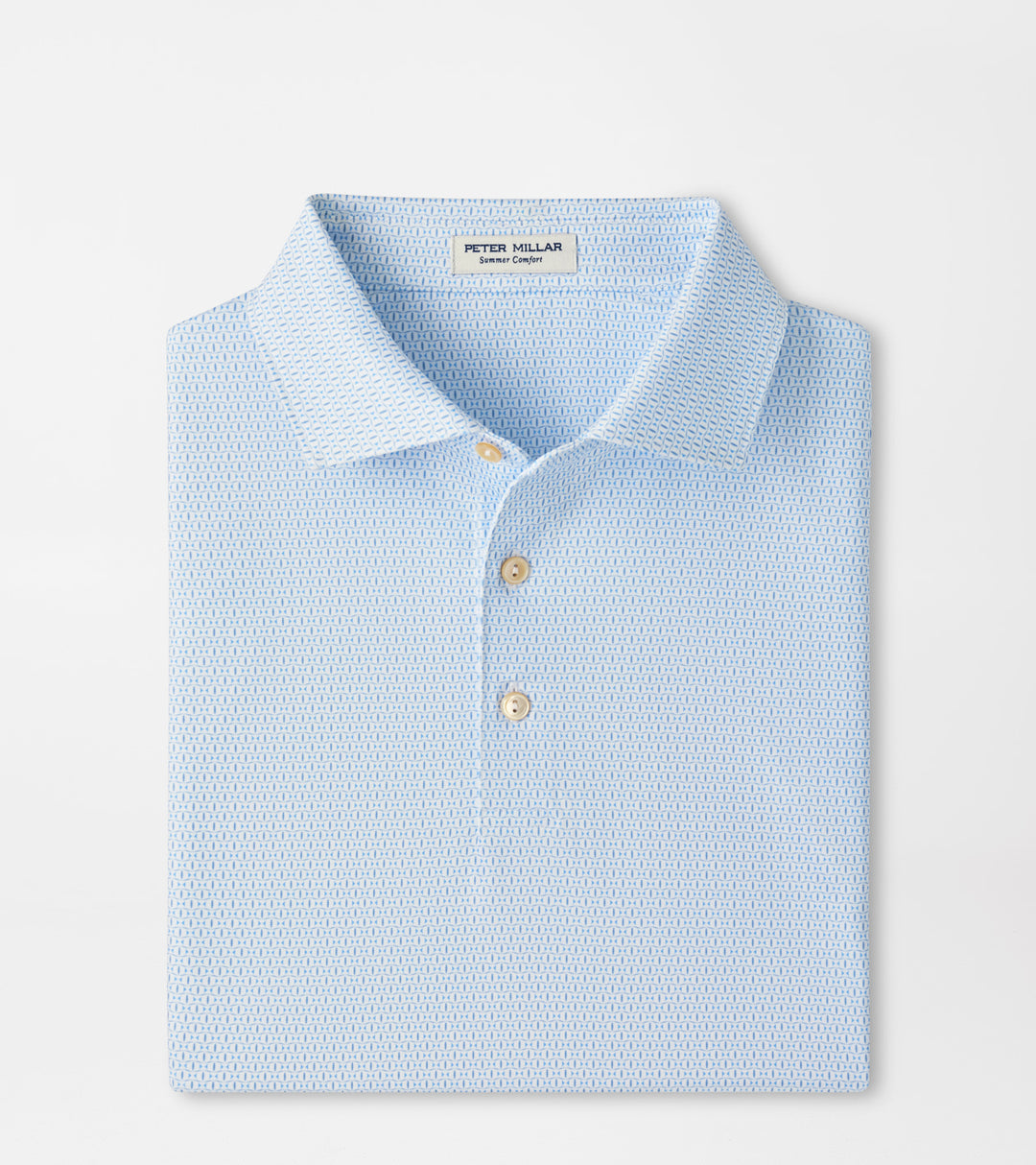 Peter Millar Football Geo Polo - White