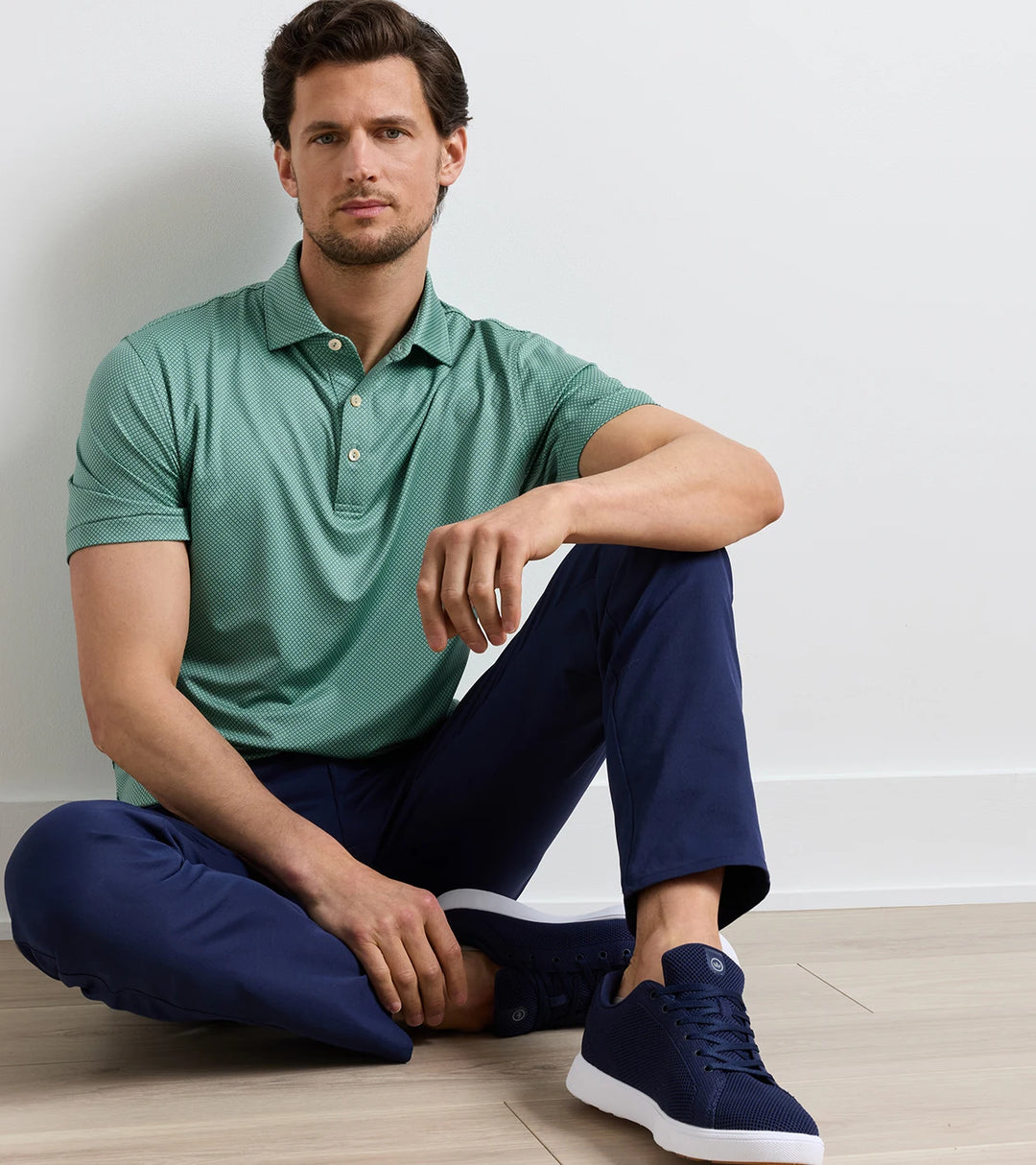 Peter Millar Fulton Polo Fresh Mint