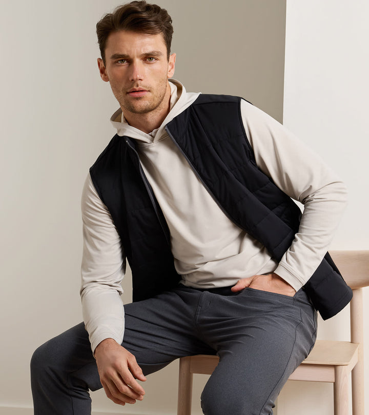 Peter Millar Fuse Hybrid Vest – Black