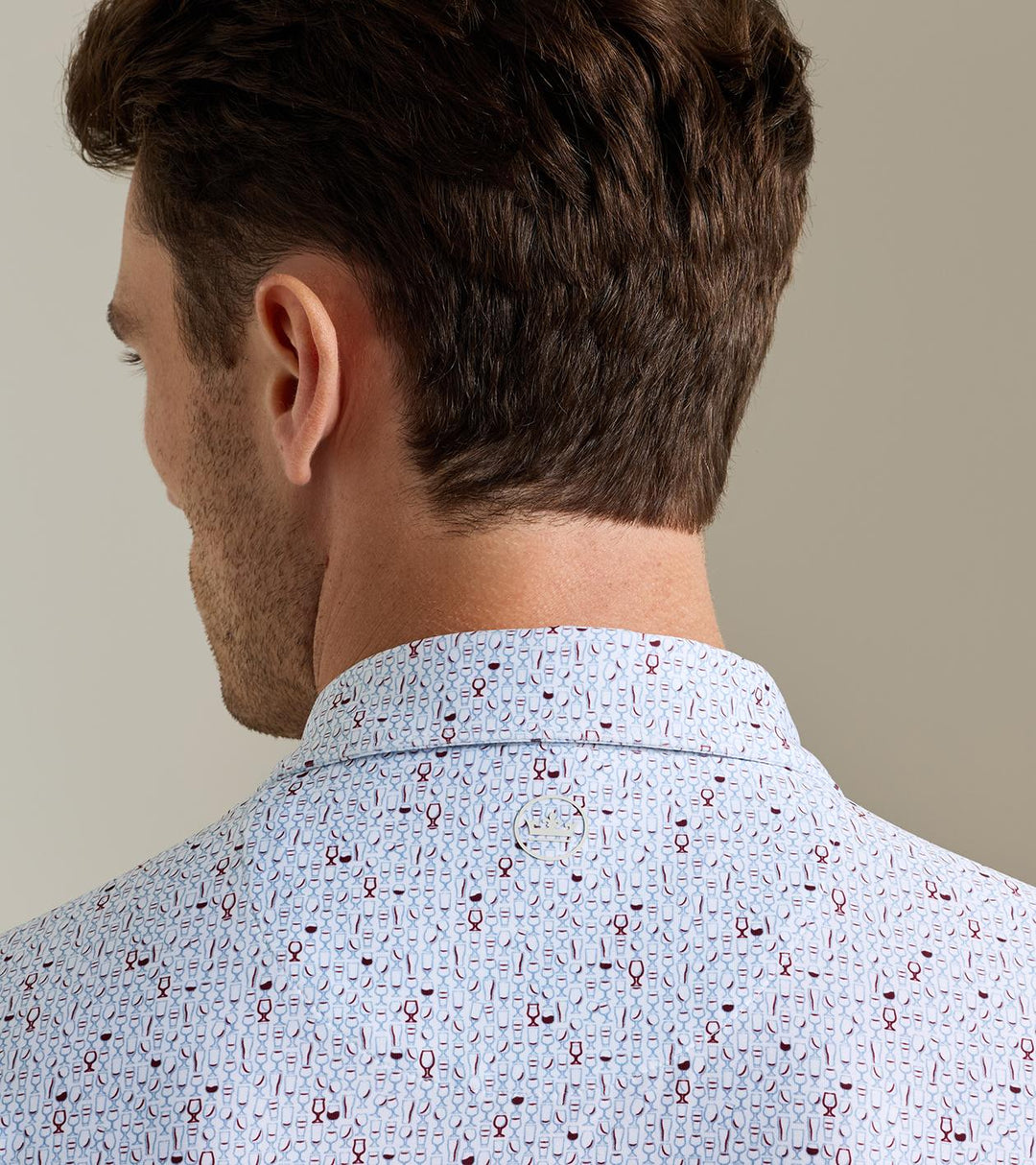 Peter Millar Glassware Polo - White