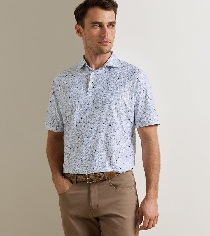 Peter Millar Glassware Polo - White