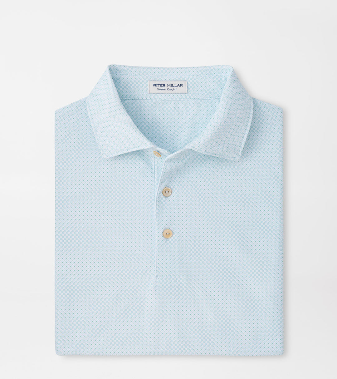 Peter Millar Mosaic Polo - Pale Blue