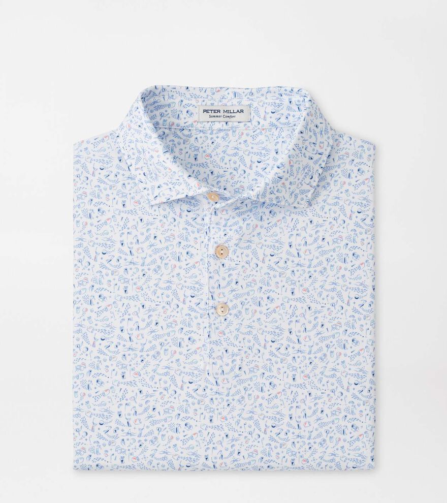 Peter Millar Nice Shot Polo – White