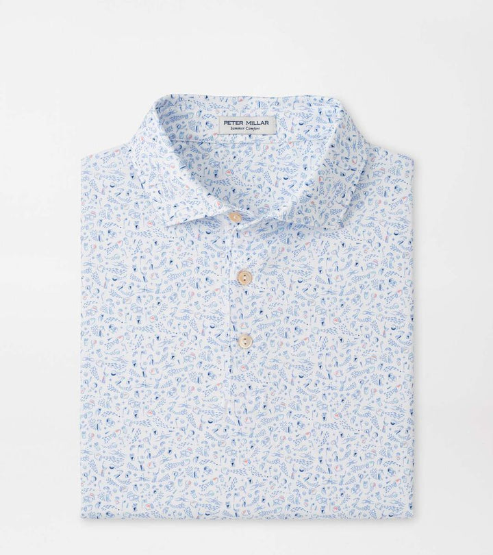 Peter Millar Nice Shot Polo – White