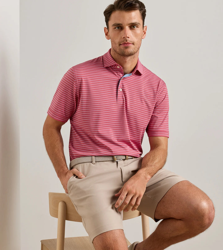 Peter Millar Oaks Polo Red Coral