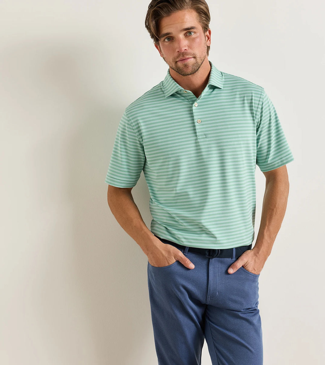 Peter Millar Rawlins Polo - Fresh Mint