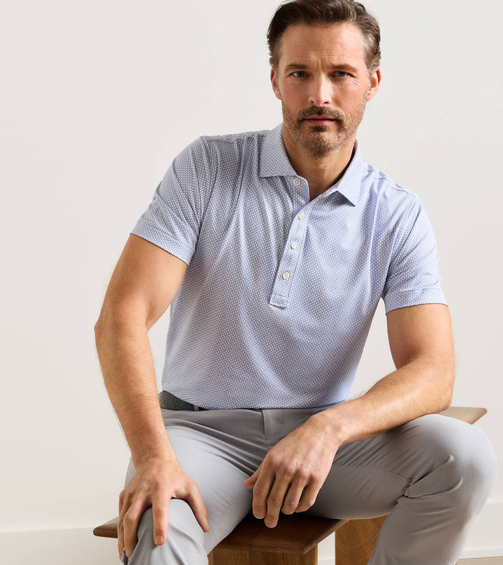 Peter Millar Ridgecrest Polo White