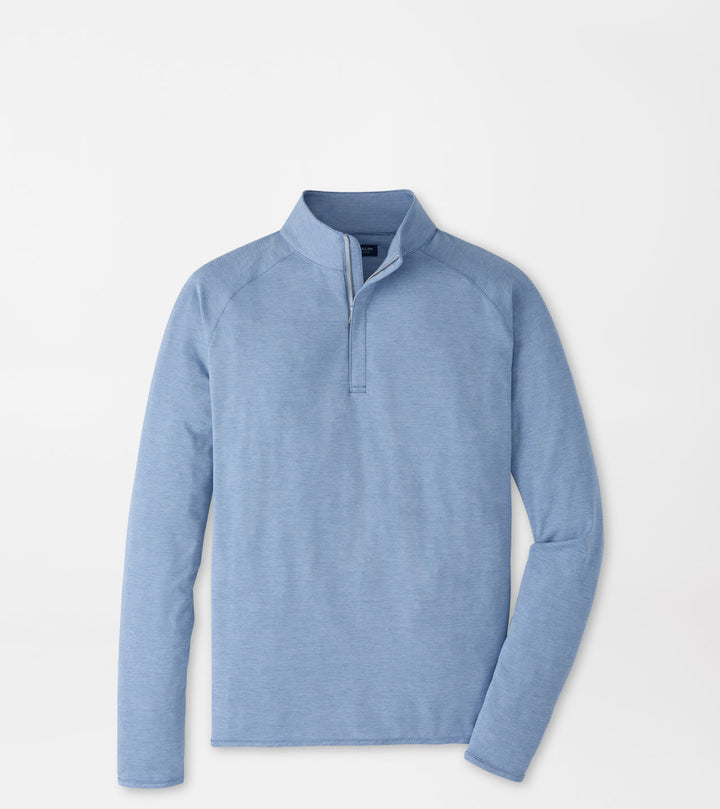 Peter Millar Stealth Stripe 1/4 Zip - Windy Blue