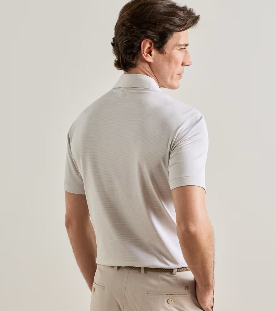 Peter Millar Treble Polo Grey Mist