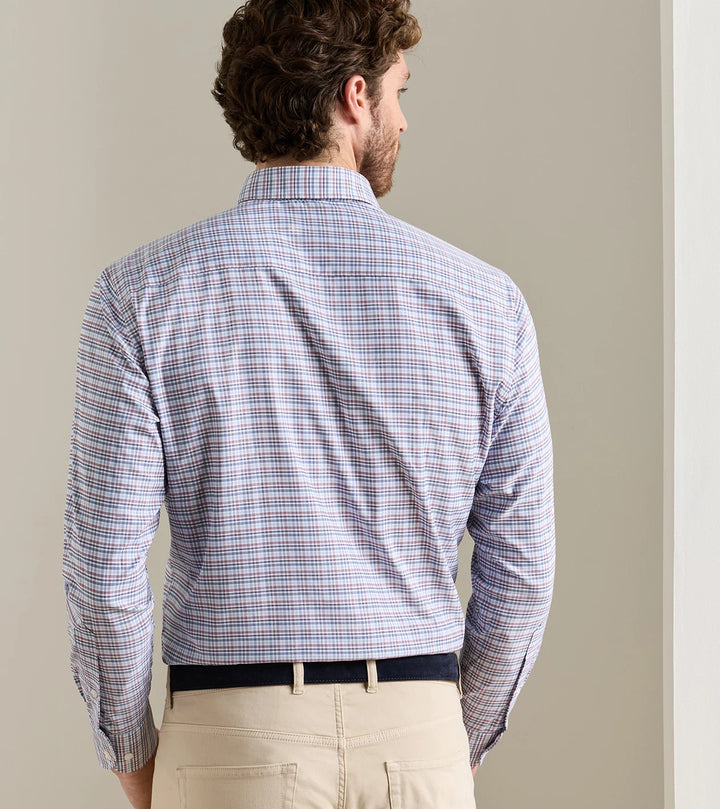Peter Millar Wayne Sport Shirt Blue Freesia