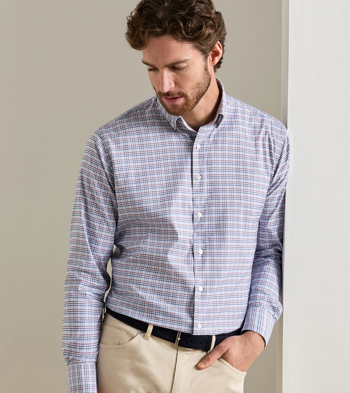Peter Millar Wayne Sport Shirt - Navy