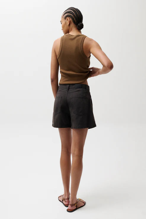 Pistola Kimora Linen Short Bristol Black