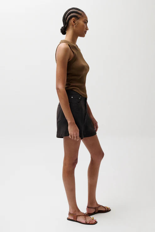 Pistola Kimora Linen Short Bristol Black