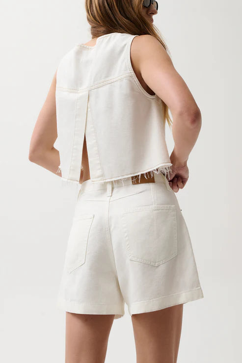 Pistola Kimora Linen Short Egret