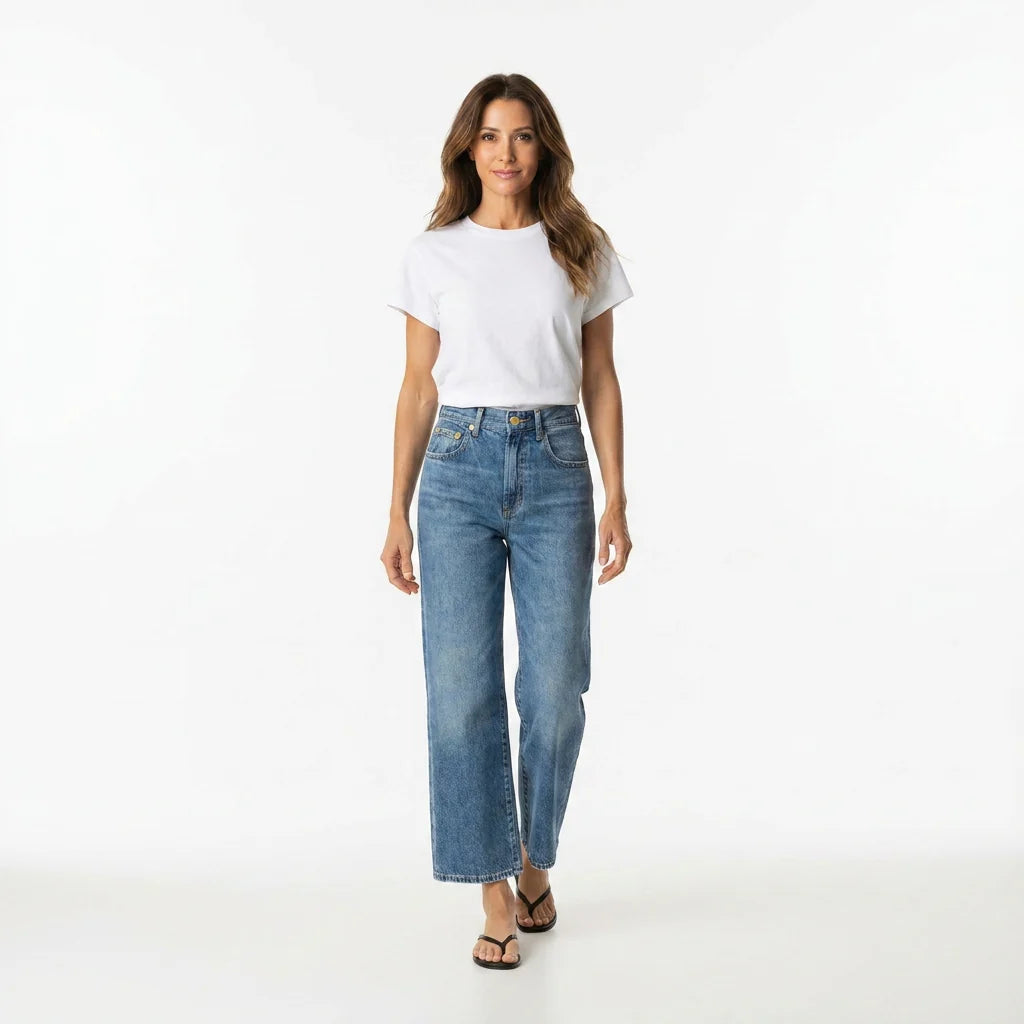 Larsen Relaxed Flare Jeans Stardew